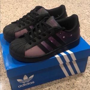 Adidas kids superstar sneakers